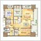 新築マンション　パンフレット図面集・間取図 サンプル