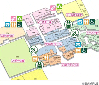 フロアマップ サンプル
