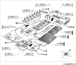 フロアマップ サンプル