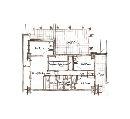 イラスト間取り図 手書き間取り図作成 制作の外注 広告代理店様下請歓迎