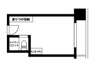 1Rの間取図