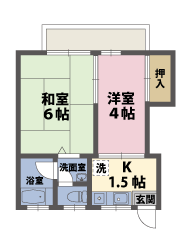 2Kの間取図