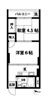 2Kの間取図