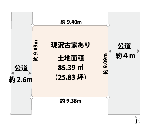 区画図の間取図