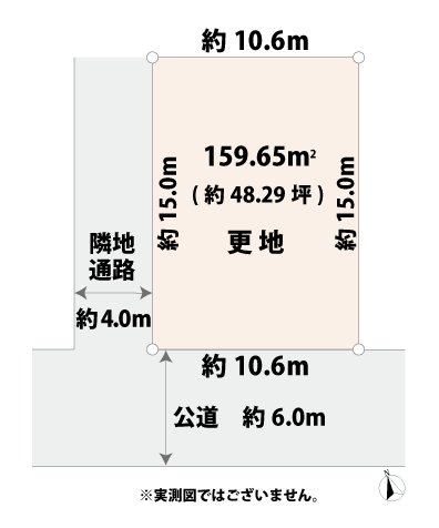 区画図の間取図