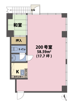 店舗・事務所の間取図
