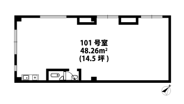 店舗・事務所の間取図