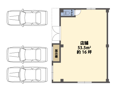 店舗・事務所の間取図