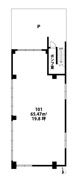 店舗・事務所の間取図