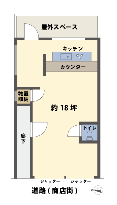店舗・事務所の間取図