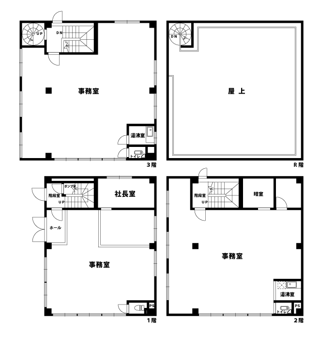 店舗・事務所の間取図