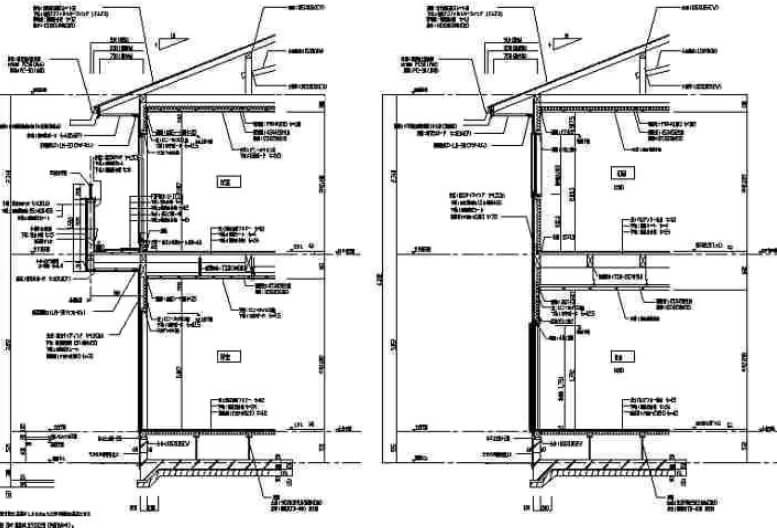 矩計(かなばかり)図 間取職工所