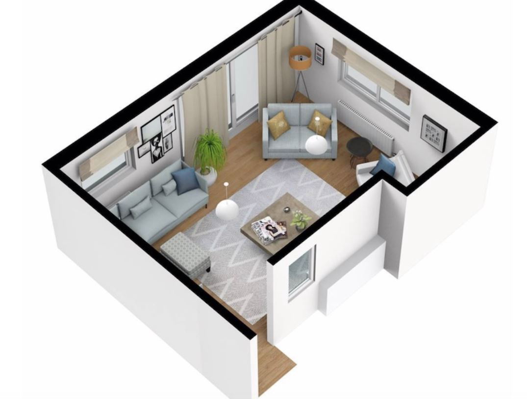 『floorplanner』で作成した間取図サンプル②