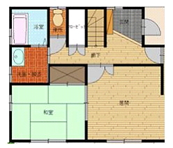 『間取りPlannerPlus』で作成した間取図サンプル①