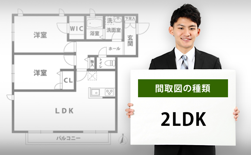 間取図の種類  2LDKについて