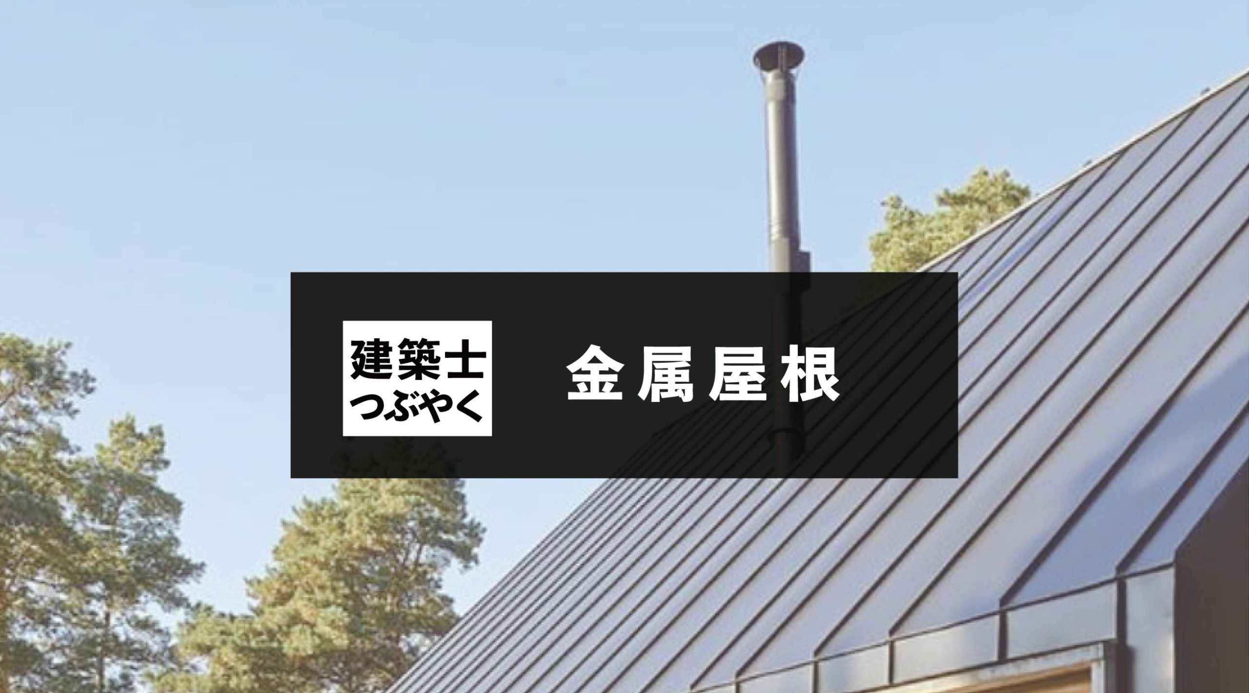 建築士つぶやく 金属屋根